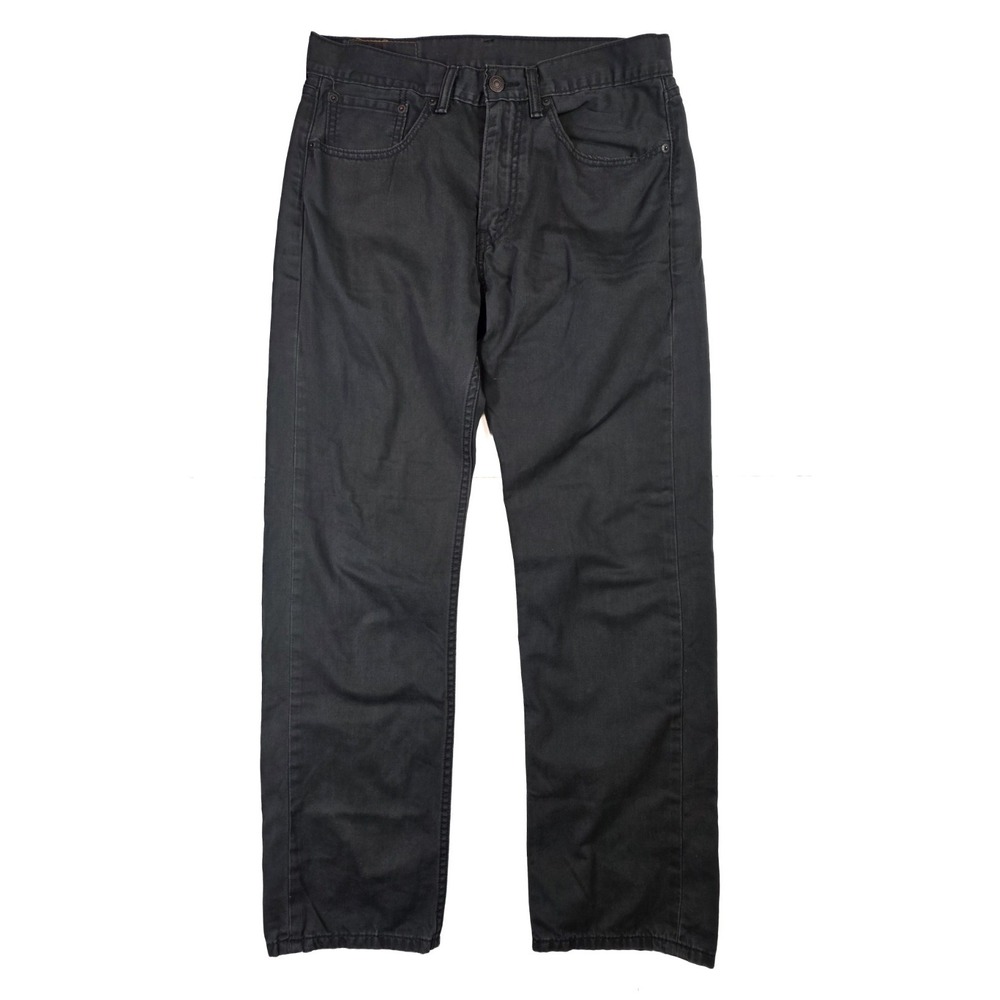 Levi's 505 Regular Fit Black Wash Denim Straight Leg Jeans